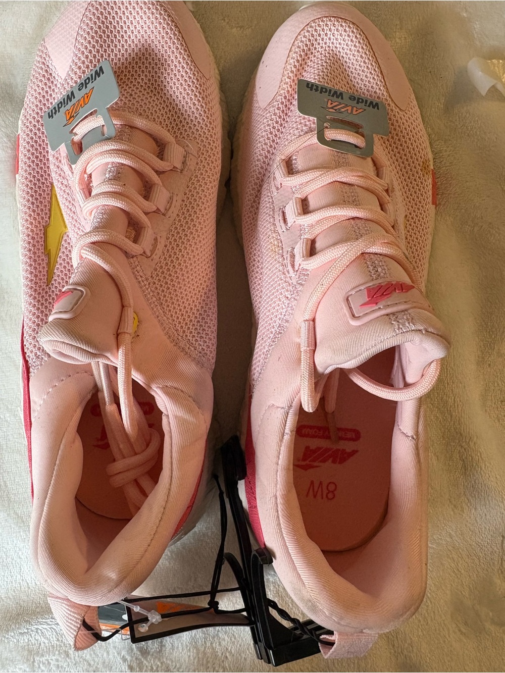 Avia Pink Mesh Lightweight Women’s Athletic Sneakers